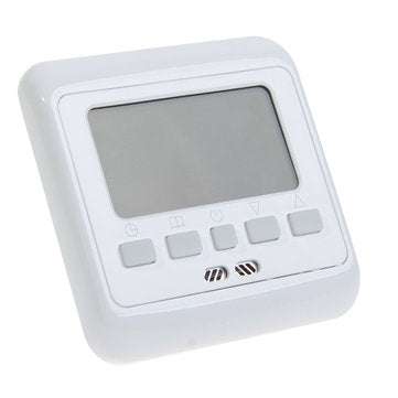 Digital Thermostat Weekly Programmable 16A 230V AC Wall Floor Thermostat With Sensor Cable Room Heat