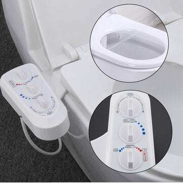 G1/2 Smart Toilet Portable Bidet Attachment Seat Cover Sprayer Hot Cold Mixer Water Wash Cleaner Set