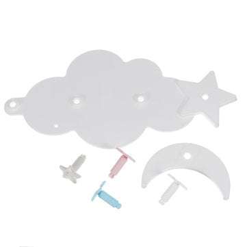 Cloud Moon Self Adhesive Wall Hanging Hook Door DIY Hanger Children`s Room Decorations