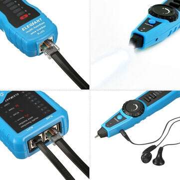 FWT11 RJ11 RJ45 Telephone Wire Tracker Tracer Toner Ethernet LAN Network Cable Tester Detector Line