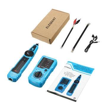 FWT11 RJ11 RJ45 Telephone Wire Tracker Tracer Toner Ethernet LAN Network Cable Tester Detector Line
