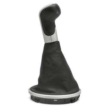 Car 5 Speed Gear Shift Knob Stick Gaiter Boot Sliver Cap For Skoda For Fabia MK2 Roomster
