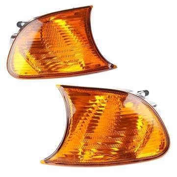 Front Parking Side Corner Light Cover Amber Shell Left/Right for BMW E46 3 Series M3 (TYPE5: RIGHT)