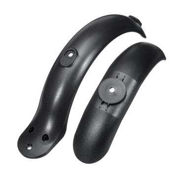 Front + Rear Mudguard Tire Tyre Splash Wheel Fender Guard For Xiaomi M365 Electri... (COLOR.: BLACK)