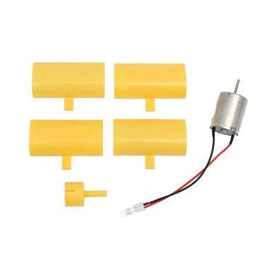 DC Micro Motor Small LED Lights Vertical Axis Wind Generator Wind Turbines Blades