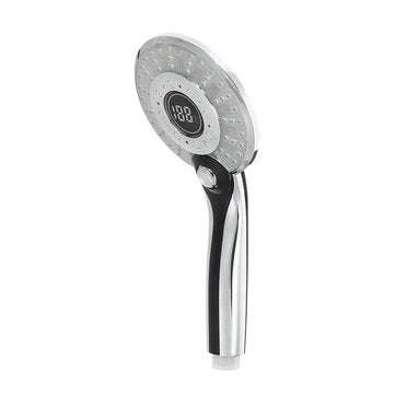 Bakeey LED Light LCD Display Third Gear Water Flow Self Illumination Temperature Control Shower Head