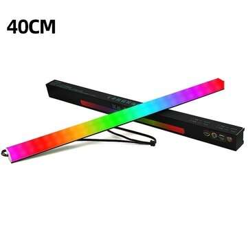 COOLMOON Computer 5V Aluminum Light Strip C... (TYPE: 40CMALUMINUMALLOYMAGNETICDOUBLE-SIDEDLIGHTBAR)