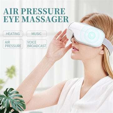 Bakeey USB Rechargeable Multifunctional Eye Massager blueto... (COLOR.: WHITE | TYPE: BLUETOOTHTYPE)