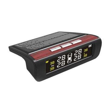 Car TPMS Solar Tire Pressure Monitoring System External English Version with Four Sensors