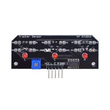 DC 5V 3 Channel Infrared Line Tracker Sensor Module Trio Detector Output TCRT5000 Sensor 10mm Distan