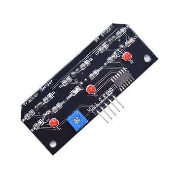 DC 5V 3 Channel Infrared Line Tracker Sensor Module Trio Detector Output TCRT5000 Sensor 10mm Distan