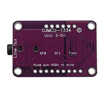 CJMCU-1334 UDA1334A I2S Audio Stereo Decoder Module Board 3.3V - 5V CJMCU for Arduino - products tha