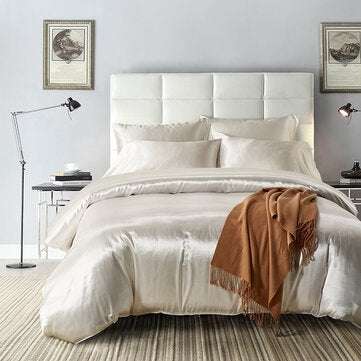 Bedding Sets Home Textile King Size Bed Set Bedclothes D... (BEDDING SIZE: 3PCSKING | COLOR.: WHITE)