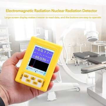 BR-9C 2-In-1 Handheld Portable Digital Display Electromagnetic Radiation Nuclear Radiation Detector