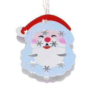 Battery Powered 2M 3M Santa Claus Christmas Bell LED Decorativ... (LENGTH: 3M | PATTERN: SANTACLAUS)