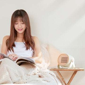 Bear DNQ-C05A1 Mini Desktop Electric Heater PTC Heating Two Speed Adjustment for Home Office