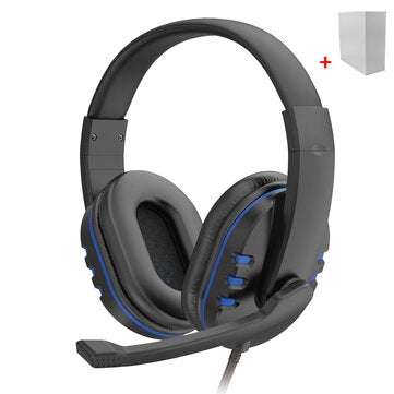 Bakeey Gaming Headphones 40mm Drivers Surround Sound Bass 3.5mm Head-Mount... (TYPE: BLUEPACKINGBOX)