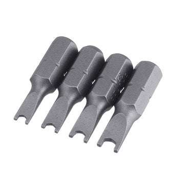 BROPPE 44Pcs S2 Screwdriver Bit Set Phillips Slotted Torx Hex Screwdriver Bits with Extension Rod 1/