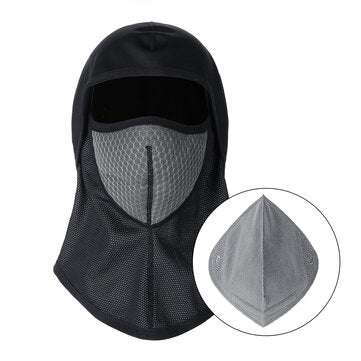 Full Balaclava Face Mask Motorcycle Cycling Waterproof Windproof Winter Warmer (COLOR.: GRAY)