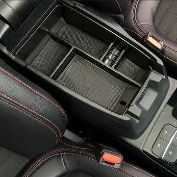 Car Center Console Armrest Organizer Storage Tray Box Black For Ford Escape