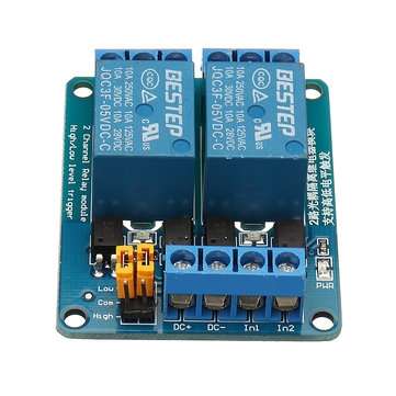 BESTEP 2 Channel 5V Relay Module High And Low Level Trigger For Auduino