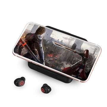F9-3 TWS bluetooth Bilateral Stereo Noise Reduction IPX5 Waterproof Earphone Headphones with Chargin