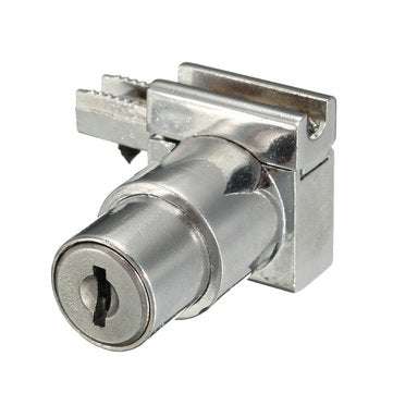 Chrome Zinc Alloy Display Case Showcase Hinged Glass Cabinet Door Lock with 2 Keys