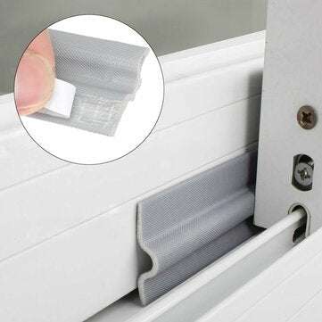 Door Sealing Strip Weather Stripping Self-Adhesive Windows Bottom Stopper 10M