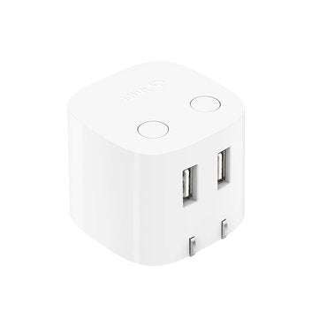Bakeey 2500W 10A Dual USB Fast Charging Auto Power Off Smart Wireless Socket Charger Adapter For Sma