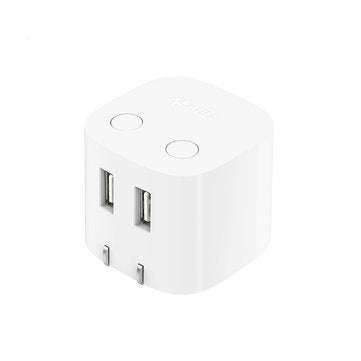 Bakeey 2500W 10A Dual USB Fast Charging Auto Power Off Smart Wireless Socket Charger Adapter For Sma