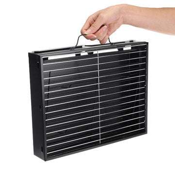 Barbecue Grill Portable Foldable Stainless Steel Mini Light for 3-5 Person
