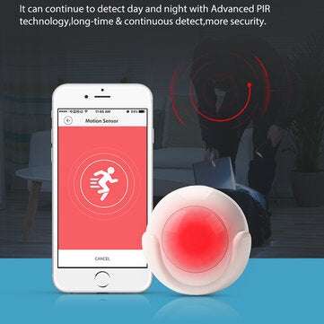 EMASTIFF Z-Bee Intelligent Infrared Detector Wifi Wireless Motion Sensor Intelligent linkage Infrare