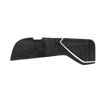 Car Door Anti-Kick Pad 3D Carbon Fiber Protection Floor Mat For VW Tiguan 2017-2018