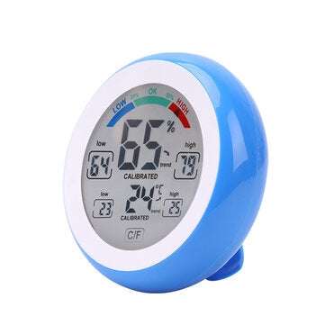 DANIU Multifunctional Digital Thermometer Hygrometer Temperature Humidity Meter To... (COLOR.: BLUE)