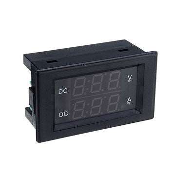 DC 300V 50A Digital Voltmeter Ammeter DC VOLT AMP Tester Gauge With Red and Green Led No Shunt With