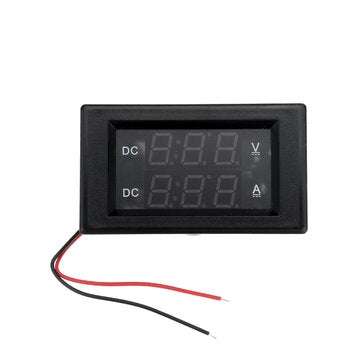 DC 300V 50A Digital Voltmeter Ammeter DC VOLT AMP Tester Gauge With Red and Green Led No Shunt With