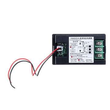 DC 300V 50A Digital Voltmeter Ammeter DC VOLT AMP Tester Gauge With Red and Green Led No Shunt With