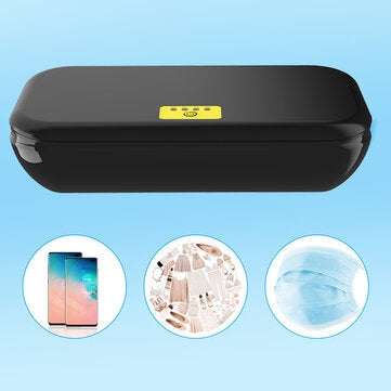 Bakeey Ultraviolet Cell Phone Sterilization Box UV Sterilization Lamp Underwear Ma... (COLOR: BLACK)