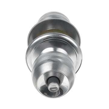 Bedroom Bathroom Door Round Lever Handle Knobs Locks Stainless Steel
