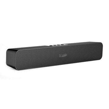 Bakeey E350 Wireless bluetooth Soundbar 10W Home Theater Four Units HIFI FM Radio ... (COLOR: BLACK)