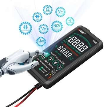 ANENG 618C Digital Multimeter Smart Touch DC Analog Bar True RMS Auto Tester Professional Capacitor