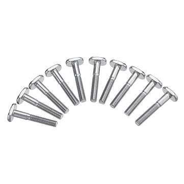 Drillpro 50pcs M6x40mm T-Nut T Sliding Screws For  30 Series Miter Track Woodworking Tool