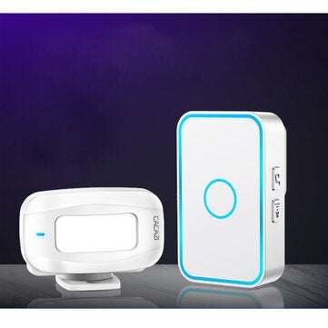 CACAZI Wireless Urgent Reminder Security Alarm Doorbell Infrared Remote Control Shop Welcome Home Tw