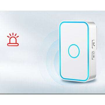 CACAZI Wireless Urgent Reminder Security Alarm Doorbell Infrared Remote Control Shop Welcome Home Tw