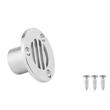 BSET MATEL 22mm Boat Floor Deck Drain Marine Grade Stainless Steel 316 For Yacht Drainage Hardware R