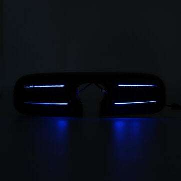 Carbon Fiber Look Car Interior Rear View Mirror Cover With Blue Light For HONDA CIVIC CRV ODYSSEY