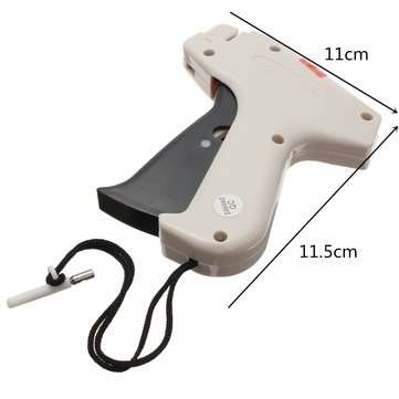 Clothes Garment Price Label Tagging Tag Gun Machine with 1000 Barbs and 5 Steel Needles