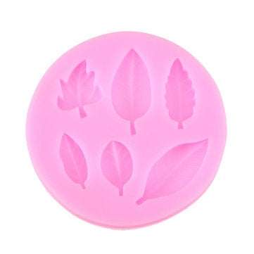 DIY Leaves Chocolate Mold Resin Flower Fondant Cake Decorating Mold