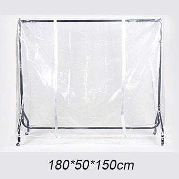 Clear Clothes Rail Cover Dustproof Garment Coat Hanger Protector Storage Net  (SIZE: #4)