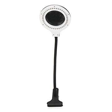 Clip-on 5X/10X Led Magnifying Glass Desk Lamp Electric USB Plug-in Magnifying Lamp